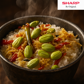 Nasi Liwet Teri Kecombrang